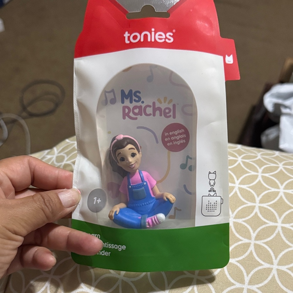 Tonies Ms. Rachel Learning Toy - Blue and Pink